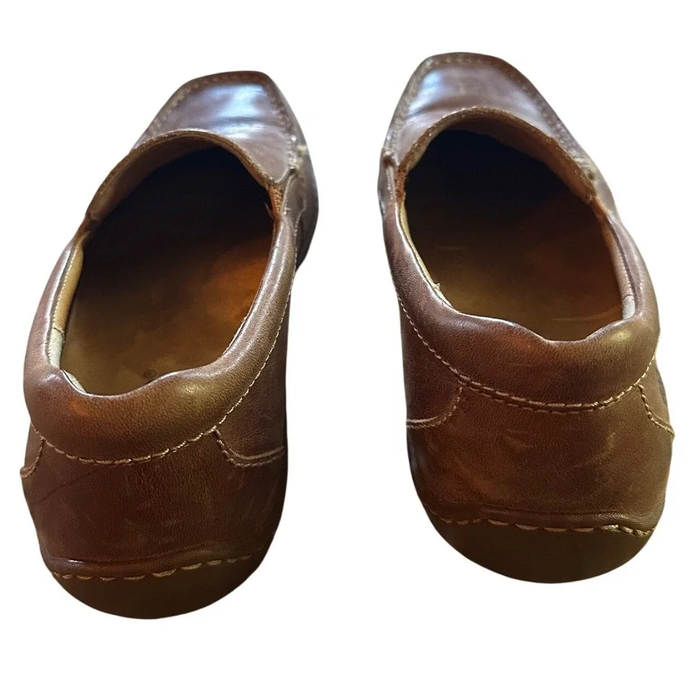 Born Nigel Brown Leather Slip On Loafers Men's 8‎